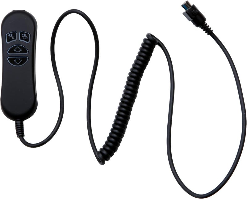 Fruhdi 4 Button 5 Pin Prong Hand Control Handset Remote with USB and Backlight for Lift Chairs Electric Sofa Power Recliners - Image 1